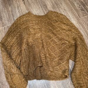 Abercrombie cable crew sweater